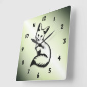 Green Fox   Vierkante Klok (Hoek)