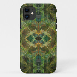 Green Fractal iPhone 5 Custom Hoesje-Mate ID 11 Hoesje
