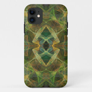 Green Fractal iPhone 5 Custom Hoesje-Mate ID 11 Hoesje
