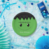 Green Frankenstein Halloween verjaardagsfeest Bord (Feest)