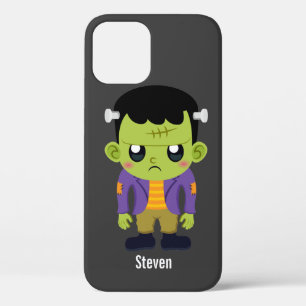 Green Frankenstein Monster Halloween iPhone 12 Hoesje