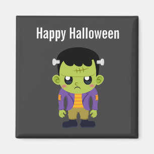 Green Frankenstein Monster Halloween Magneet