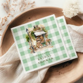 Green French Cafe Vrijgezellenfeest Servet