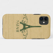 Green French Flourish BT iPhone 5 Coque (Dos (Horizontal))