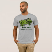Green Frog Cartoon White T-Shirt (Voorkant volledig)
