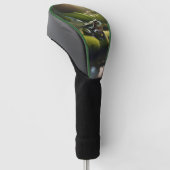 Green Frog Forest Life, Golfheadcover (Schuin)