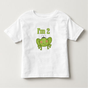 Green Frog Ik ben twee Kinder Shirts