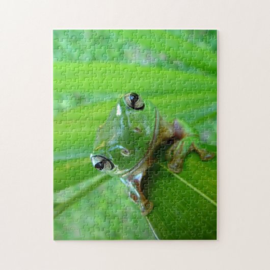 Green Frog Puzzle Legpuzzel (Verticaal)