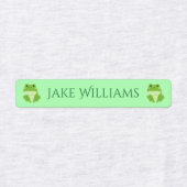 Green Frog School Clothing Kids' Labels (Design 2)