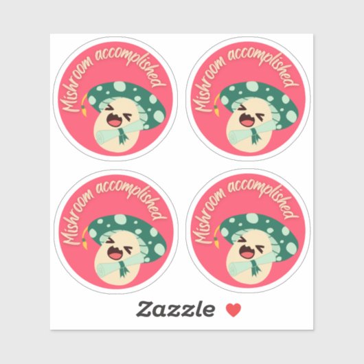 Green Fun Afstudeerder Label Fun - Verpakking van  (Vel)