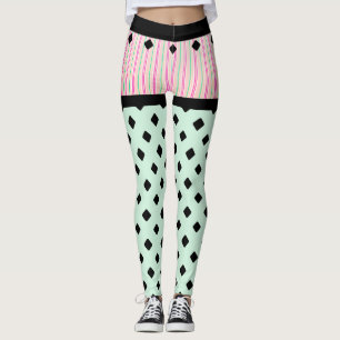 Green Fun Trendy Shorts Kijk naar Leggings