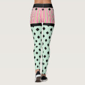 Green Fun Trendy Shorts Look Leggings (Dos)