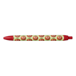 Green Funny Cartoon Tomato Zwarte Inkt Pen
