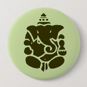 Green Ganesh Button (Voorkant)