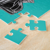 Green Garbage Monster Legpuzzel (Zijkant)