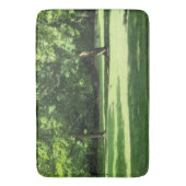 Green Garden Trees Bath Mat (Voorkant Verticaal)