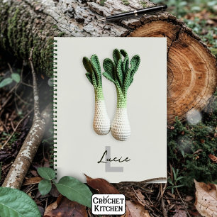 Green Gardener Minimalist Haakprei Naam Notitieboek