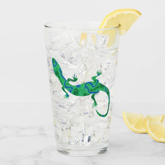 Green Gecko Glas (Achterkant ijs)
