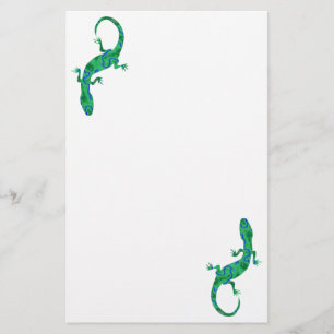 Green Gecko Magnetic Briefpapier