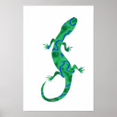 Green Gecko Poster (Voorkant)