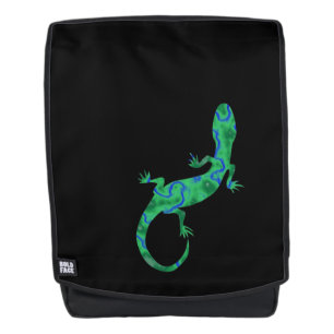 Green Gecko Rugtassen