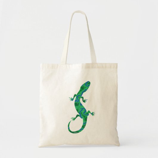 Green Gecko Tote Bag (Voorkant)