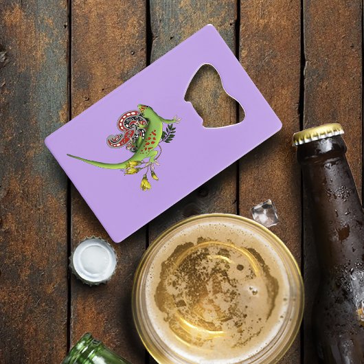 Green Gecko Tribal Purple