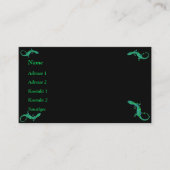 Green Gecko Visitekaartjes (Voorkant)