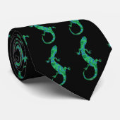 Green Geckos Stropdas (Opgerold)