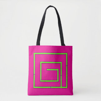 Green Geo Fuchsia Draagtas