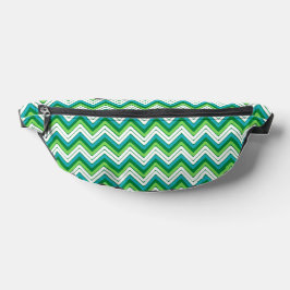 Green Geometric Fanny Pack Heuptasje