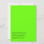 Green Geometric Virtual Graduation Party Kaart (Achterkant)