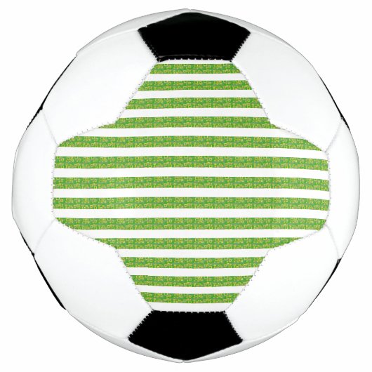 Green Geometric  Voetbal (Voorkant)