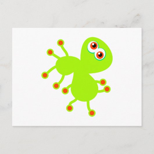 Green Germ Briefkaart (Voorkant)