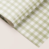 Green Gingham Cadeaupapier