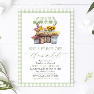 Green Gingham Fresh van het Vrijgezellenfeest van Kaart