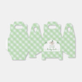 Green Gingham One Lucky Duck Verjaardagsgunstbox Bedankdoosjes (Uitgevouwen)