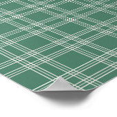 Green Gingham Poster (Hoek)