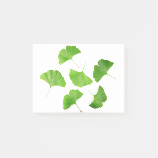 Green Ginkgo Biloba Post-it® Notes (Voorkant)