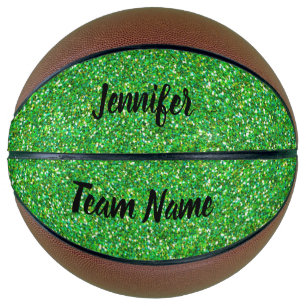 Green Glitter Basketball Basketbal
