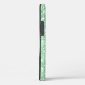 Green Glitter Chic Girly Name Case-Mate iPhone Case (Achterkant / Rechts)