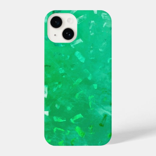 Green Glitter iPhone Hoesje (Achterkant)