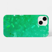 Green Glitter iPhone Hoesje (Achterkant horizontaal)