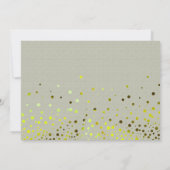 Green Glitter Minimal, je wordt mijn bruidsmeisje Kaart (Achterkant)