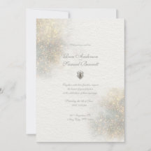 Green Glitter Waterverf Vormen bruiloft