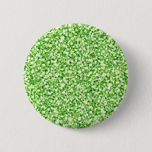 Green Glitters Button (Voorkant)
