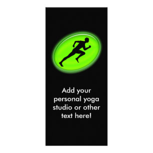 Green Glow Fitness en Personal Training Logo Reclamekaart