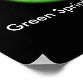 Green Glow Fitness Logo Poster (Hoek)