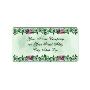 Green Goddess Upright Crescent Etiket