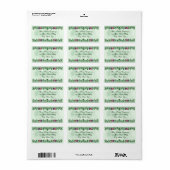 Green Goddess Upright Crescent Etiket (Full Sheet)